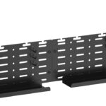 BRATECK cable management γραφείου CC11-20-2, μεταλλικό, 768x63x307mm, μαύρο - 5210131156841