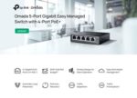 TP-LINK easy managed switch ES205GP, 5x Gigabit θύρες, PoE+, V1.0 - 8885020620931 - Image 2