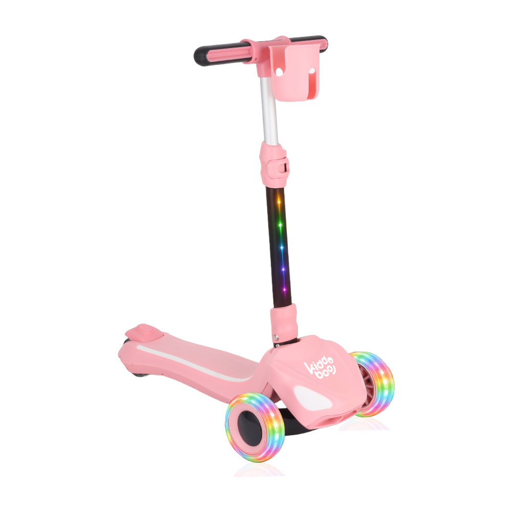 KBJY08PNK_00 Kiddoboo E-Scooter Trecyclo Pink - Image 1