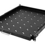 POWERTECH πτυσσόμενο ράφι για rack 19" NETW-0041, βάθος 570mm, μαύρο - 5210131153192