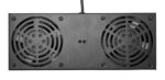 POWERTECH cooling fan για rack NETW-0045, 2x fans με μεταλλικό tray, 1.5m καλώδιο schuko, 33x13cm - 5210131153321