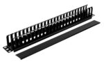 POWERTECH cable management NETW-0048 για rack 19"/1U, πλαστικό, μαύρο - 5210131153291 - Image 2