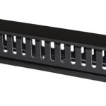 POWERTECH cable management NETW-0048 για rack 19"/1U, πλαστικό, μαύρο - 5210131153291