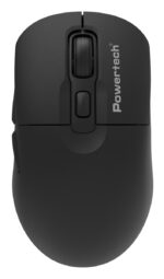 POWERTECH ασύρματο ποντίκι PT-1542, 2.4GHz, έως 5000DPI, αθόρυβο, μαύρο - 5210131148723