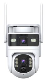 POWERTECH smart ηλιακή κάμερα PT-1547, dual lens, 4MP, 4G, PTZ, SD, IP65 - 5210131151105 - Image 2