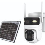 POWERTECH smart ηλιακή κάμερα PT-1547, dual lens, 4MP, 4G, PTZ, SD, IP65 - 5210131151105
