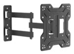 POWERTECH επιτοίχια βάση τηλεόρασης PT-1556, 23-43", έως 30kg, full motion - 5210131153857