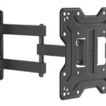 POWERTECH επιτοίχια βάση τηλεόρασης PT-1556, 23-43", έως 30kg, full motion - 5210131153857