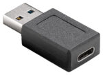 POWERTECH αντάπτορας USB 3.1 σε USB-C PTH-066, 5Gbps, μαύρο - 5210131053393