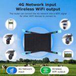 SECTEC ηλιακό router ST-SR08-EU-PNL με 2x πάνελ, 4G LTE, 150Mbps, 20100mAh, IP66 - 5210131154946 - Image 2