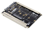 POWERTECH κάρτα μετατροπής 2.5" SATA σε M.2 B & mSATA SSD ST525, 6Gbps - 5210131157039