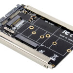 POWERTECH κάρτα μετατροπής 2.5" SATA σε M.2 B & mSATA SSD ST525, 6Gbps - 5210131157039