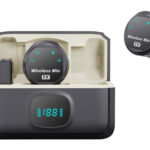 UPTECH ασύρματα μικρόφωνα UPWS-08 με θήκη φόρτισης, USB-C, 2.4GHz, μαύρο - 5210131159835