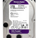 WD σκληρός δίσκος 3.5" Purple Surveillance 3TB, 256MB, 5400RPM, SATA III - 5210131115787
