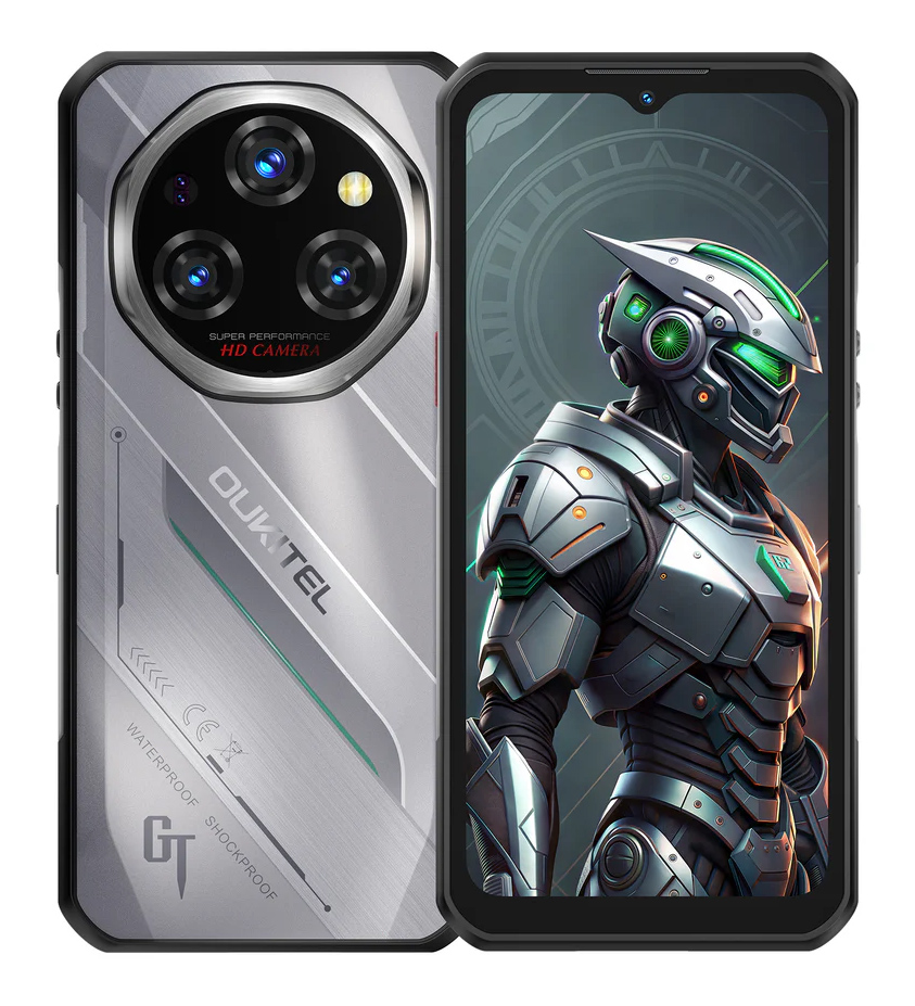 WP62-12-512-SL OUKITEL smartphone WP62, 6.6", 12/512GB, 5G, 11000mAh, IP68/IP69K/MIL-STD-810H, ασημί - 6941749824707 - Image 1