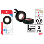 Κολλητική ταινία διπλής όψεως MP foam PA515, 19mm, 2.3m, μαύρη, 2 τμχ.