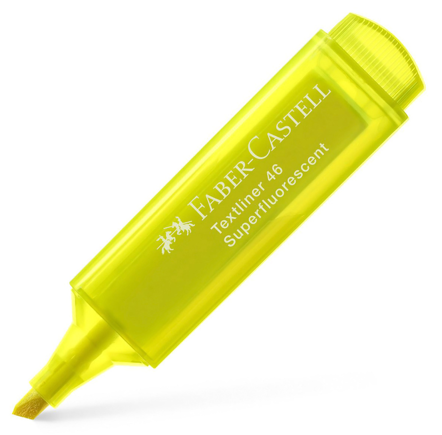 154607 FABER-CASTELL μαρκαδόρος υπογράμμισης Textliner 1546, κίτρινος, 1τμχ - 4005401546078 - Image 1