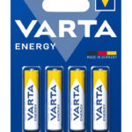 VARTA αλκαλικές μπαταρίες Energy, AAA/LR03, 1.5V, 4τμχ - 4008496626458