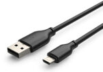 CABLETIME καλώδιο micro USB σε USB CT-C165-05G, 2.4A, 480Mbps, 0.25m, μαύρο - 5210131155912