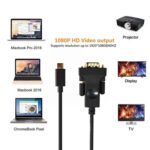 CABLETIME καλώδιο USB-C σε VGA CT-U31-CMVGA, 1080p/60Hz, 1.8m, μαύρο - 5210131159057 - Image 2