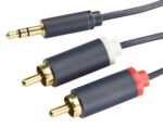 CABLETIME καλώδιο ήχου 3.5mm σε 2x RCA CT-AV303-H12G, 15m, μπλε - 5210131159279 - Image 2