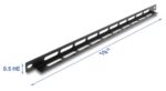DELOCK cable management panel 67460 για rack 19", 0.5U, βάθος 22mm, μεταλλικό, μαύρο - 4043619674602 - Image 2