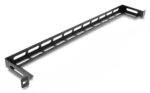 DELOCK cable management panel 67462 για rack 19", 0.5U, βάθος 80mm, μεταλλικό, μαύρο - 4043619674626