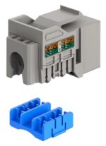 GOOBAY Keystone module RJ45 77951, CAT 6A UTP, slim & short, toolfree, γκρι - 4040849779510 - Image 2