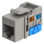 GOOBAY Keystone module RJ45 77951, CAT 6A UTP, slim & short, toolfree, γκρι - 4040849779510