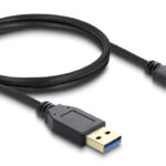 DELOCK καλώδιο USB-C σε USB 83870, 10Gbps, 1m, μαύρο - 4043619838707
