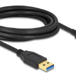 DELOCK καλώδιο USB-C σε USB 84006, 10Gbps, 3m, μαύρο - 4043619840069