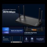 TP-LINK router Archer BE230, WiFi 7, 3600Mbps BE3600, Dual Band, V2.0 - 4895252503685 - Image 2