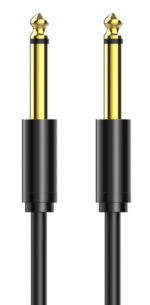 CABLETIME καλώδιο ήχου 6.35mm AV323-11G, 15m, μαύρο - 5210131159033