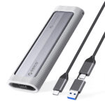 ORICO θήκη για M.2 NVME/NGFF SSD AXM2S-G2, 10Gbps, tool free, γκρι - 6942227106025