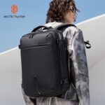 ARCTIC HUNTER τσάντα πλάτης B00866 με θήκη laptop 15.6", αεροστεγής θήκη, 35.5L/49.5L, μαύρη - 6977993100397 - Image 2