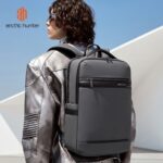 ARCTIC HUNTER τσάντα πλάτης B00872 με θήκη laptop 15.6", 14.5L, γκρι - 6977993100656 - Image 2