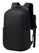 ARCTIC HUNTER τσάντα πλάτης B00915 με θήκη laptop 15.6", USB, 20L, μαύρη - 6977993101035