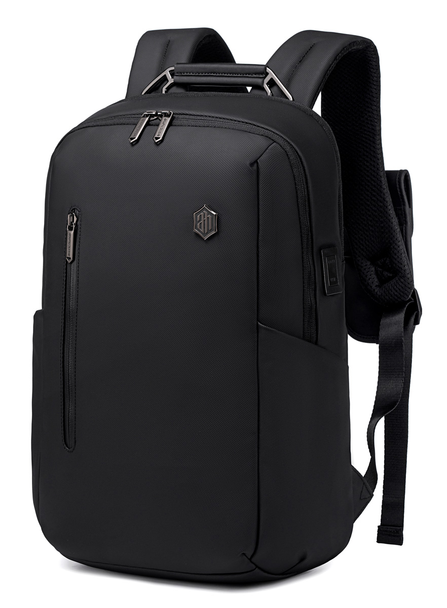 B00915-BK ARCTIC HUNTER τσάντα πλάτης B00915 με θήκη laptop 15.6", USB, 20L, μαύρη - 6977993101035 - Image 1