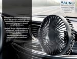 BRUNO ανεμιστήρας αυτοκινήτου BRN-0284, 5" ιντσών, με περιστροφή 360°, 2 ταχύτητες και καλώδιο USB - 5210131157381 - Image 2