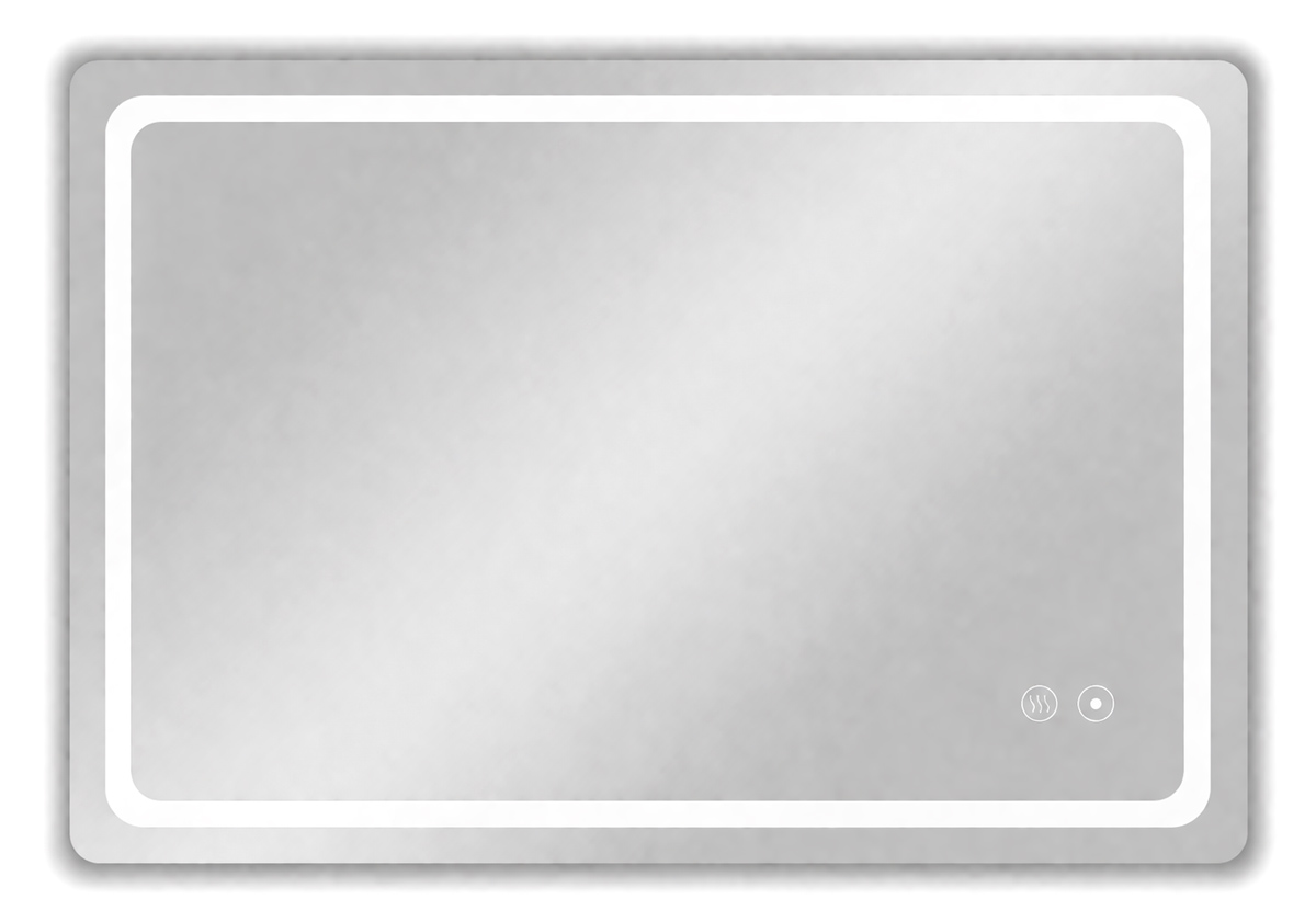 BRN-0285 BRUNO καθρέφτης μπάνιου LED BRN-0285, οριζόντιος & κάθετος, 24W, 60x80cm, IP67 - 5210131158869 - Image 1