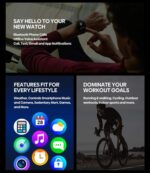 ZEBLAZE smartwatch Btalk 3 Plus, heart rate, 1.39" IPS, χρυσό - 6946639813168 - Image 2