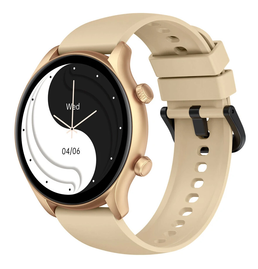 BTALK3PLUS-GD ZEBLAZE smartwatch Btalk 3 Plus, heart rate, 1.39" IPS, χρυσό - 6946639813168 - Image 1