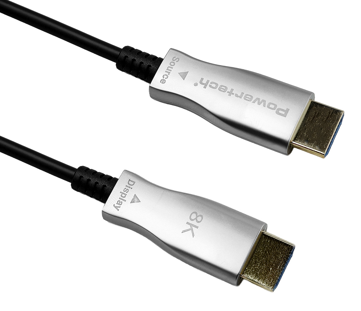 CAB-H194-2 POWERTECH καλώδιο HDMI 2.1 CAB-H194 με Ethernet, 8K/60Hz, 48 Gbps, 20m, μαύρο - 5210131156995 - Image 1