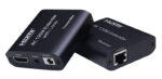 POWERTECH HDMI video extender CAB-H195 μέσω καλωδίου RJ45, 4K/30Hz, με loop, έως 120m - 5210131157046