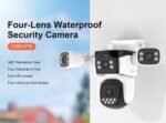 VSTARCAM smart κάμερα CS621FR, four-lens, 2MP, WiFi, SD, PTZ, IP66 - 5210131158777 - Image 2