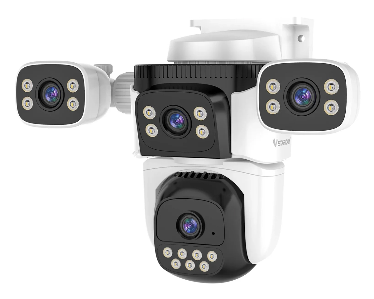 CS621FR VSTARCAM smart κάμερα CS621FR, four-lens, 2MP, WiFi, SD, PTZ, IP66 - 5210131158777 - Image 1