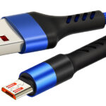 CABLETIME καλώδιο micro USB σε USB CT-C165-P05, 2.4A, 480Mbps, 1m, μπλε - 5210131155745