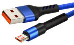CABLETIME καλώδιο micro USB σε USB CT-C165-P05, 2.4A, 480Mbps, 1m, μπλε - 5210131155745