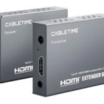 CABLETIME HDMI video extender CT-HEHD-FG60 μέσω καλωδίου RJ45, 1080p/60Hz, έως 60m - 5210131155820