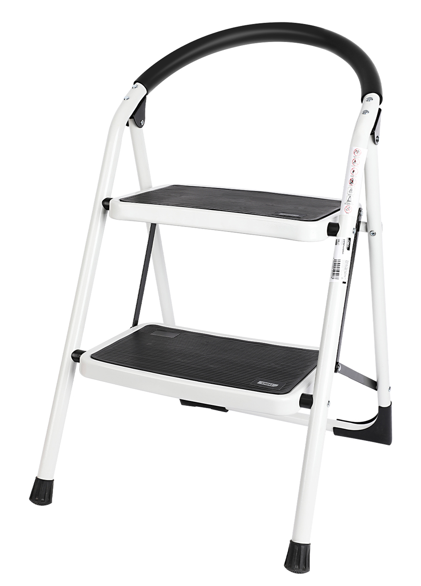 DL509012 DELI σκάλα σιδήρου DL509012 με 2 σκαλοπάτια, 46cm, 150kg - 6975495595178 - Image 1
